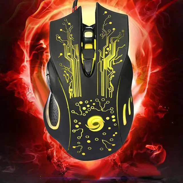 Alt view image 3 of 5 - 6D USB Wired Gaming Mouse 3200DPI 6 Buttons LED Optical Professional Pro Mouse Gamer Computer Mice For PC Laptop