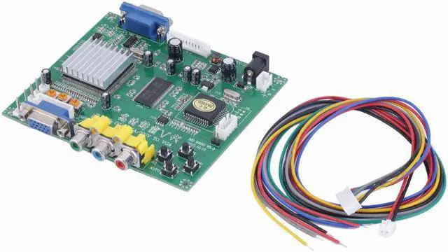 Main image of CGA EGA YUV to VGA HD Video Converter Board Moudle HD9800 HD-Converter Board GBS8200 Non-Shielded Protection