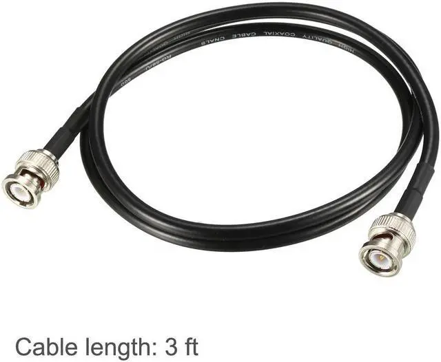 Alt view image 4 of 4 - RG58 Coaxial Cable with BNC Male to BNC Male Connectors 50 Ohm 3 ft