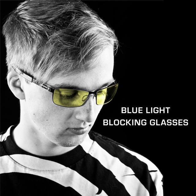 Alt view image 5 of 6 - GUNNAR VAYPER Computer Glasses Onyx Frame (Amber Lens) Tint 65% Blue Light & 100% UV Protection, VAY-00101