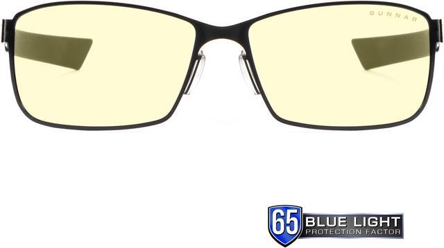 Main image of GUNNAR VAYPER Computer Glasses Onyx Frame (Amber Lens) Tint 65% Blue Light & 100% UV Protection, VAY-00101