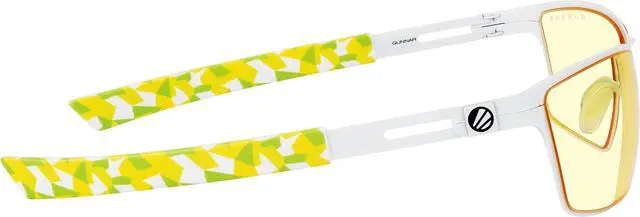 Alt view image 3 of 5 - Gunnar ESL Blade Lite, Gaming Glasses with Natural Focus, White Frames, Amber Lens, 65% Blue Light and 100% UV protection, ESL-30106