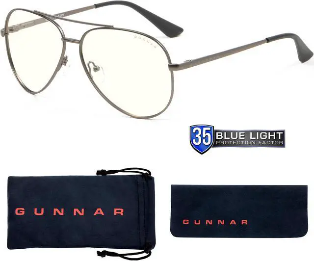 Alt view image 3 of 6 - Gunnar MAVERICK Computer Glasses - Gunmetal - Liquet