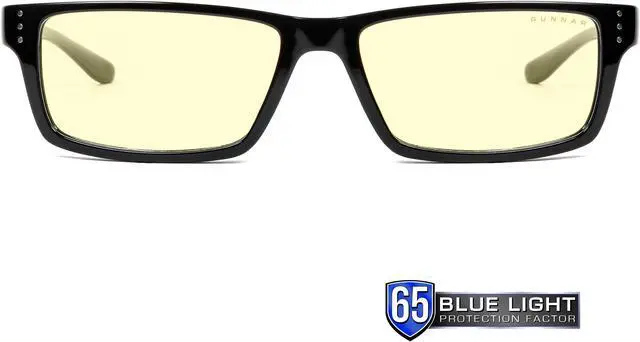 Alt view image 2 of 5 - GUNNAR RIOT Computer Glasses (Amber Lens) 65% Blue Light &100% UV Protection, RIO-00101