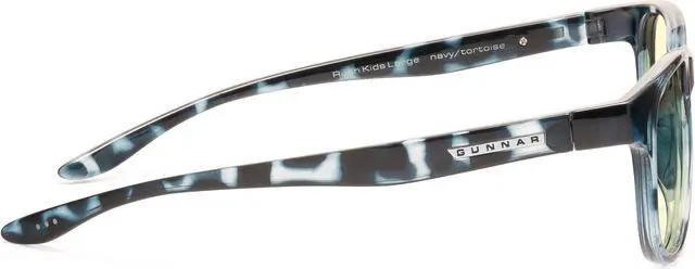 Alt view image 3 of 13 - GUNNAR RUSH KIDS LARGE NAVY TORTOISE FRAME/ AMBER LENS BLPF 65