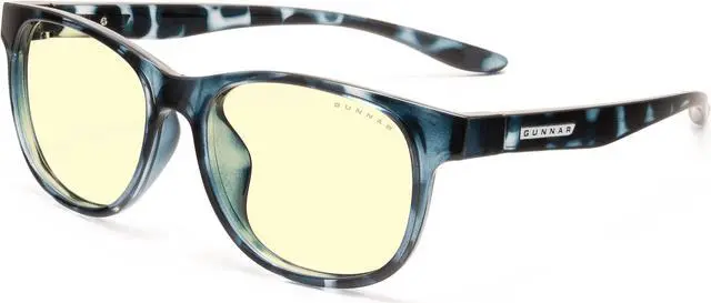 Main image of GUNNAR RUSH KIDS LARGE NAVY TORTOISE FRAME/ AMBER LENS BLPF 65