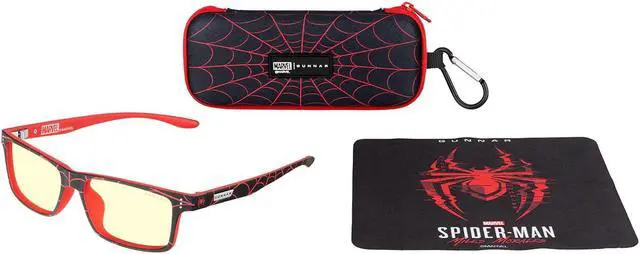 Alt view image 2 of 4 - Gunnar Cruz, Marvel Spider-Man Miles Morales Edition with Natural Focus, Amber Lens, 65% Blue Light and 100% UV Protection, CRU-11913