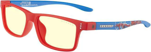 Main image of Gunnar Cruz Kids Large, Marvel Spider-Man Edition with Natural Focus, Amber Lens, 65% Blue Light and 100% UV Protection, CRU-11813