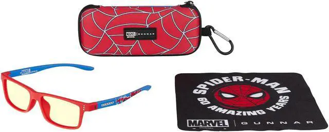 Alt view image 2 of 4 - Gunnar Cruz Kids Large, Marvel Spider-Man Edition with Natural Focus, Amber Lens, 65% Blue Light and 100% UV Protection, CRU-11813