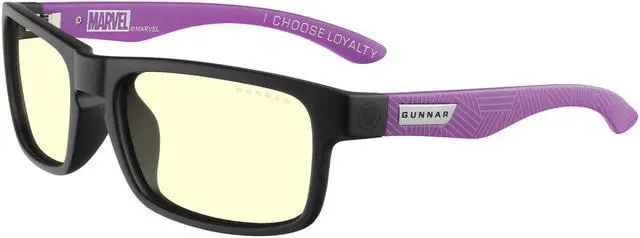 Main image of Gunnar Enigma, Marvel Black Panther Edition with GUNNAR-Focus, Amber Lens, 65% Blue Light and 100% UV Protection, ENI-12101