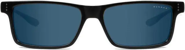 Main image of Gunnar Vertex, Computer Glasses with Natural Focus, Onyx Frames, Sun Lens, 90% Blue Light and 100% UV Protection, VER-00111