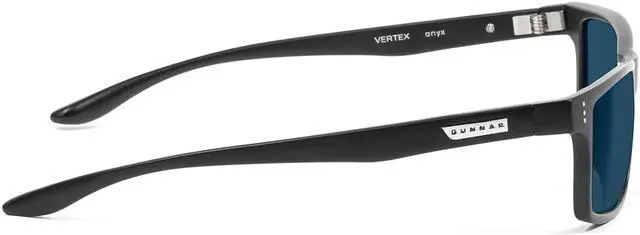 Alt view image 3 of 4 - Gunnar Vertex, Computer Glasses with Natural Focus, Onyx Frames, Sun Lens, 90% Blue Light and 100% UV Protection, VER-00111