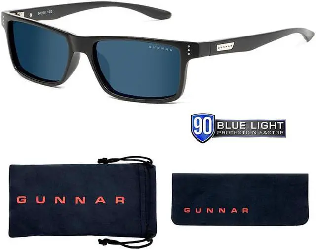 Alt view image 2 of 4 - Gunnar Vertex, Computer Glasses with Natural Focus, Onyx Frames, Sun Lens, 90% Blue Light and 100% UV Protection, VER-00111