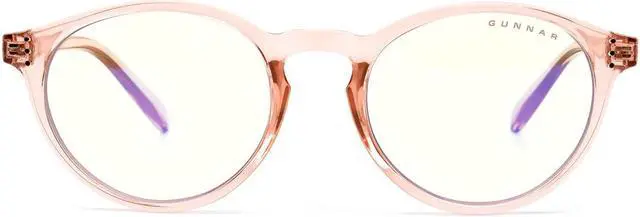 Main image of Gunnar Attache', Precision Computer Glasses with Gunnar Focus, Rose Crystal Frames, Clear Lens, 35% Blue Light and 100% UV Protection, ATT-01109