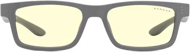 Main image of Gunnar Cruz Kids (Ages 4-8), Computer Glasses with Natural Focus, Grey Frames, Amber Lens, 65% Blue Light and 100% UV Protection, CRU-10001