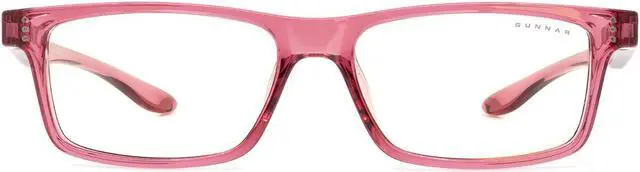 Main image of Gunnar Cruz Kids Large (Ages 8-12), Protection Glasses with Natural Focus, Pink Frames, Clear Lens, 35% Blue Light and 100% UV Protection, CRU-10109