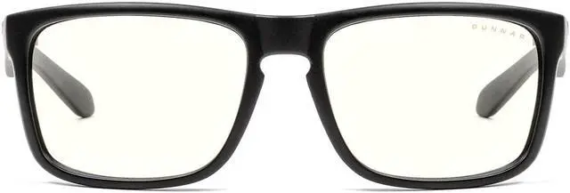 Main image of Gunnar Intercept, Computer Eyewear with Natural Focus, Onyx Frames, Clear Lens, 35% Blue Light and 100% UV Protection, INT-00614