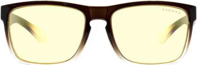 Main image of Gunnar Intercept, Computer Eyewear with Gunnar Focus, Latte/Fade Frames, Amber Lens, 65% Blue Light and 100% UV Protection, INT-10201