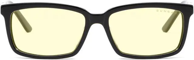 Main image of Gunnar Haus Reading Glasses, Eyewear with +2.0 Lens Power, Onyx Frames, Amber Lens, 65% Blue Light and 100% UV Protection, HAU-00101-2.0