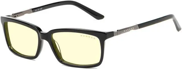 Alt view image 4 of 4 - Gunnar Haus Reading Glasses, Eyewear with +2.0 Lens Power, Onyx Frames, Amber Lens, 65% Blue Light and 100% UV Protection, HAU-00101-2.0