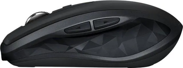 Alt view image 2 of 14 - Logitech MX Anywhere 2S Wireless Laser Mouse Use On Any Surface Control up to 3 Apple Mac and Windows Computers and laptops (Bluetooth or USB) - Black 910-005748