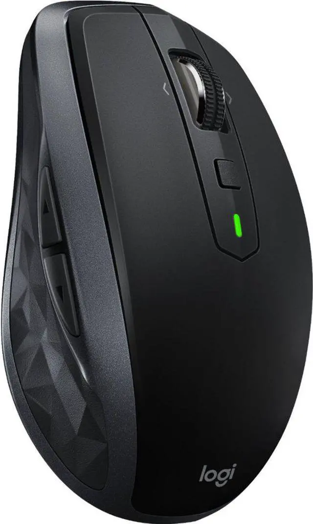 Alt view image 4 of 14 - Logitech MX Anywhere 2S Wireless Laser Mouse Use On Any Surface Control up to 3 Apple Mac and Windows Computers and laptops (Bluetooth or USB) - Black 910-005748