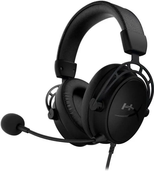 Alt view image 5 of 20 - HyperX Cloud Alpha S - PC Gaming Headset, 7.1 Surround Sound, Adjustable Bass, Dual Chamber Drivers, Breathable Leatherette, Memory Foam, and Noise Cancelling Microphone - Blackout (HX-HSCAS-BK/WW)