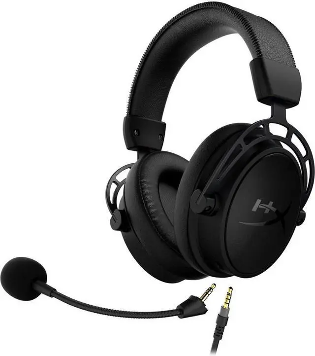 Alt view image 4 of 20 - HyperX Cloud Alpha S - PC Gaming Headset, 7.1 Surround Sound, Adjustable Bass, Dual Chamber Drivers, Breathable Leatherette, Memory Foam, and Noise Cancelling Microphone - Blackout (HX-HSCAS-BK/WW)