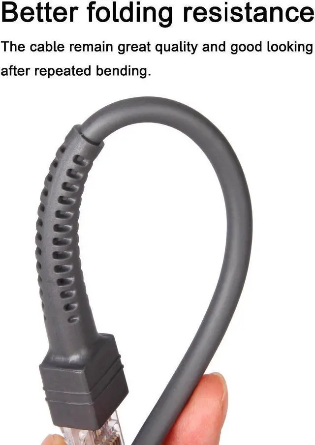 Alt view image 2 of 4 - USB Cable For   Barcode Scanner LS2208AP LS4208 LS1203 CBA-U01-S07ZAR 7FT