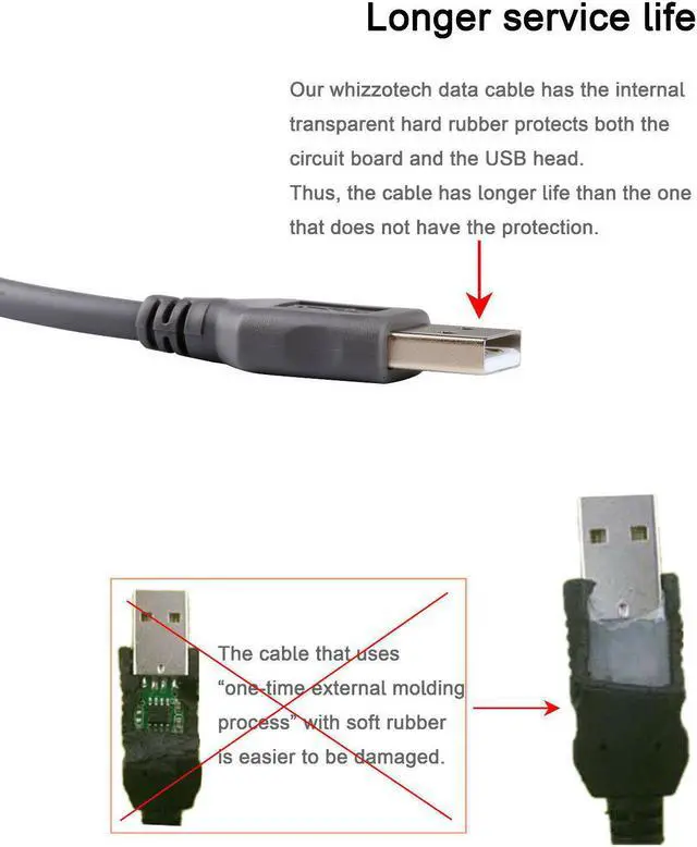 Alt view image 4 of 4 - USB Cable For   Barcode Scanner LS2208AP LS4208 LS1203 CBA-U01-S07ZAR 7FT