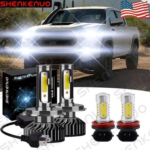 Alt view image 6 of 6 - 6× LED Headlight High/Low Beam+Fog Light Bulbs For Toyota Corolla 2009 2010-2014