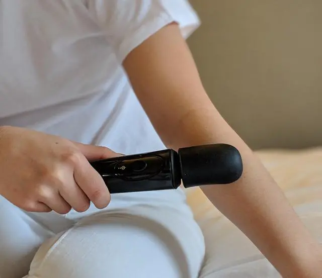 Alt view image 6 of 9 - Prospera Panther Massager, powerful vibration, ergonomic design,  ultra light, high grade motor, best for face, neck & shoulders, back, arms, legs, core areas