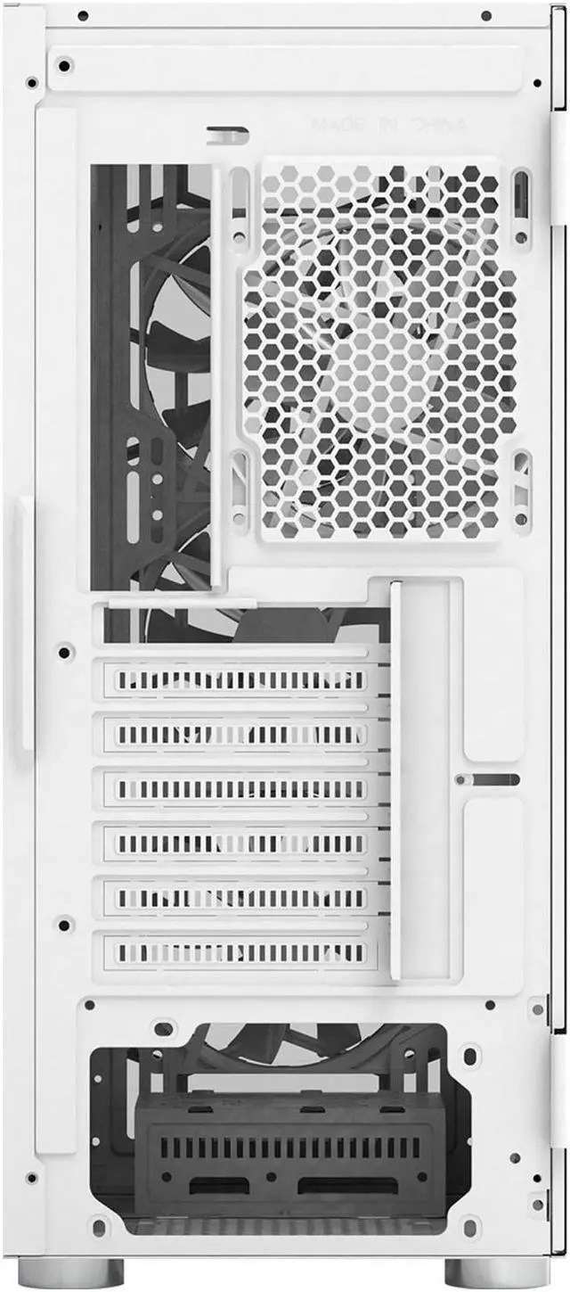 Alt view image 6 of 6 - Montech X3 Glass 6pcs, 3 x 140mm& 3 x 120mm Fixed RGB Lighting Fans ATX Mid-Tower PC Gaming Case, USB3.0, Door Open Tempered Glass Side Panel, High Airflow, White