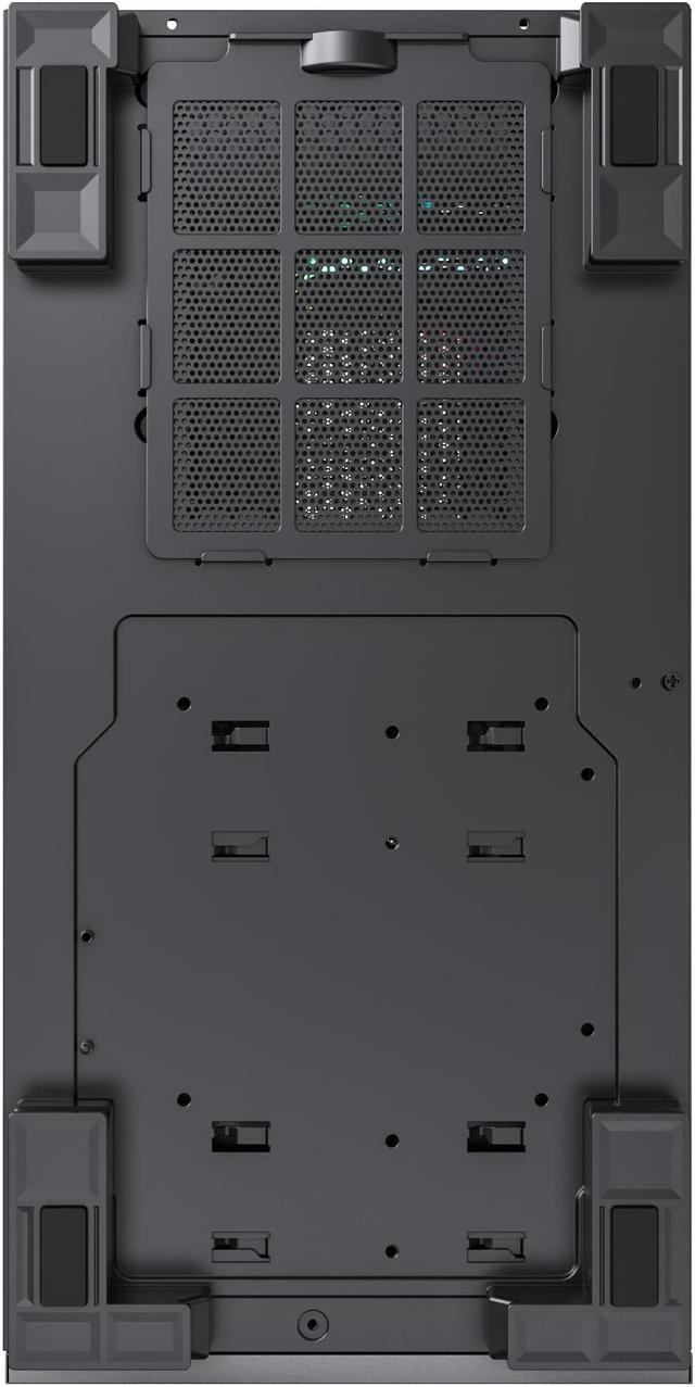 Alt view image 7 of 8 - Montech Sky Two ATX Gaming Mid Tower Computer Case | Dual Tempered Glass | 4X PWM ARGB Fans Pre-Installed | Type C | High Airflow Performance | Black