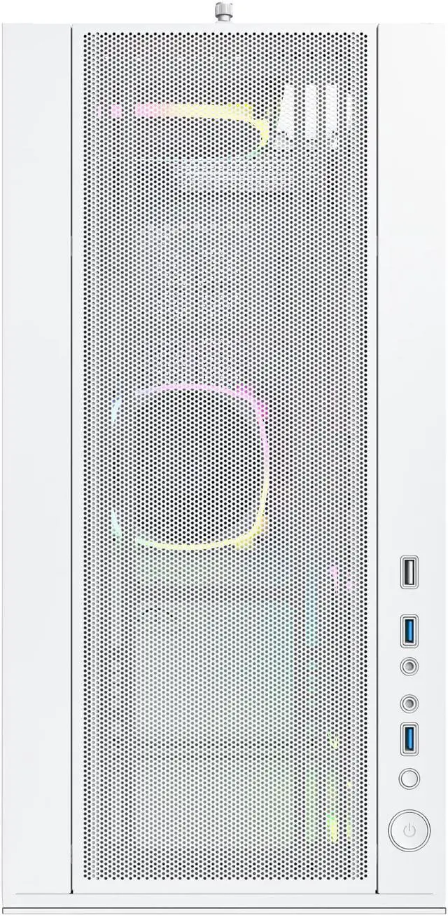 Alt view image 7 of 8 - Montech Sky Two, Dual Tempered Glass, 4X PWM ARGB Fans Pre-Installed, ATX Gaming Mid Tower Computer Case, Type C, High Airflow Performance- White