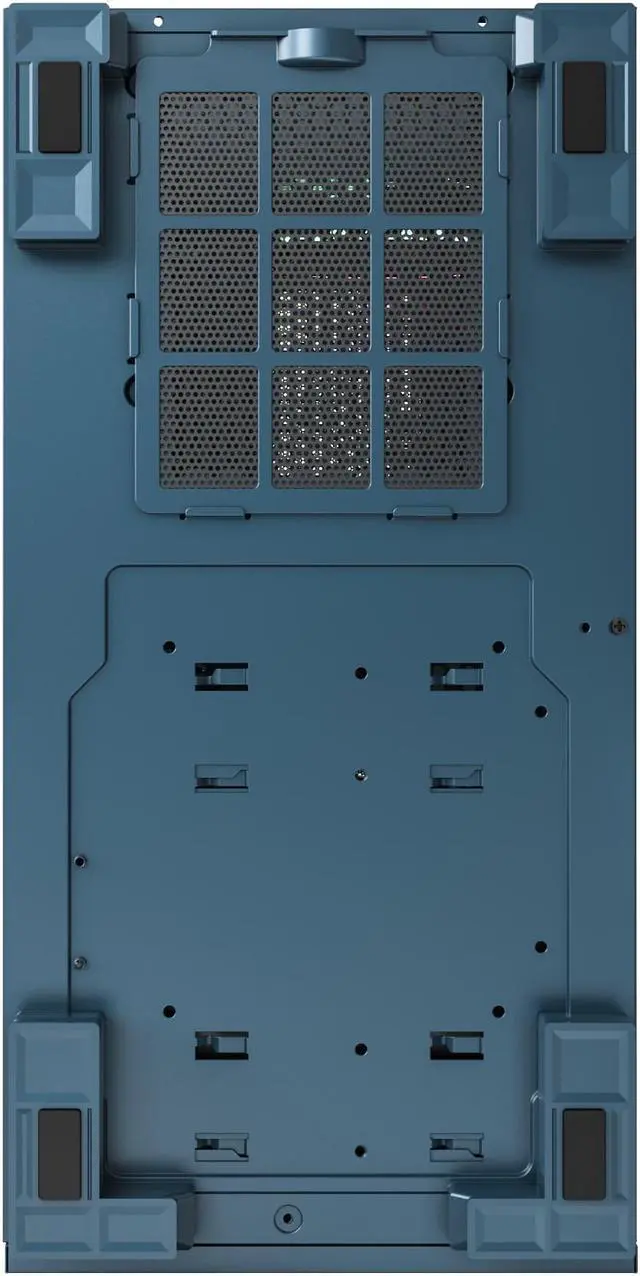 Alt view image 6 of 8 - Montech Sky Two, Dual Tempered Glass, 4X PWM ARGB Fans Pre-Installed, ATX Gaming Mid Tower Computer Case, Type C, High Airflow Performance- Morocco Blue