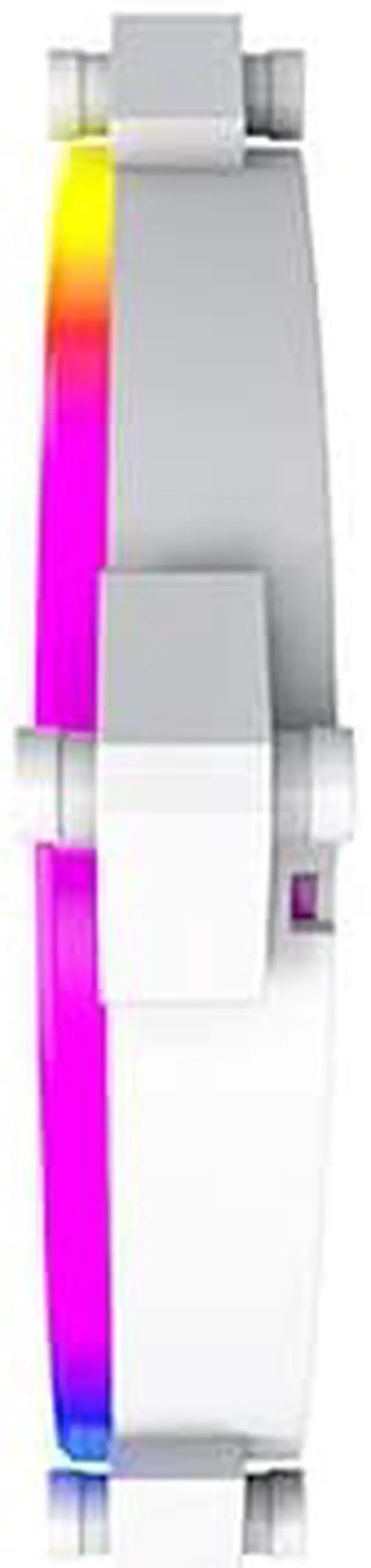 Alt view image 4 of 7 - Montech AX 120 ARGB Fan  1600PWM, High-End Durability, Silent Performance, and Stunning ARGB Design (120mm, White)