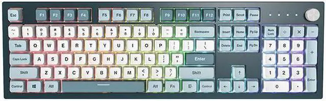 Main image of Montech MKey Mechanical Gaming Keyboard: Customizable RGB LED, Premium MDA Profile PBT Keycap, Engineered Acoustics, Hot-Swappable, Gateron G Pro 2.0 Switches, Stunning Osaka Castle Theme, Freedom