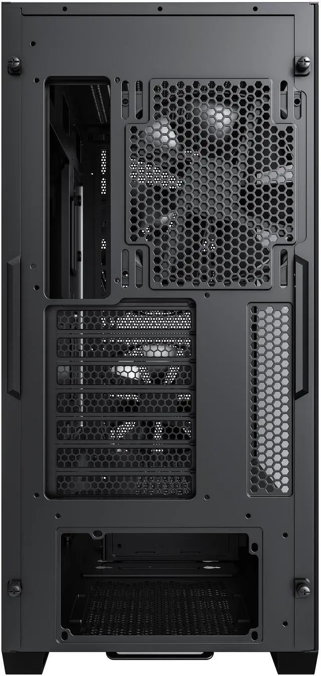 Alt view image 5 of 8 - Montech AIR 903 BASE, E-ATX Mid Tower Case, High Airflow with Max Capacity, 3x 140mm PWM Fans Pre-installed, Tempered Glass Side Panel, Mesh Front, TYPE-C, Support 4090 GPUs, Black