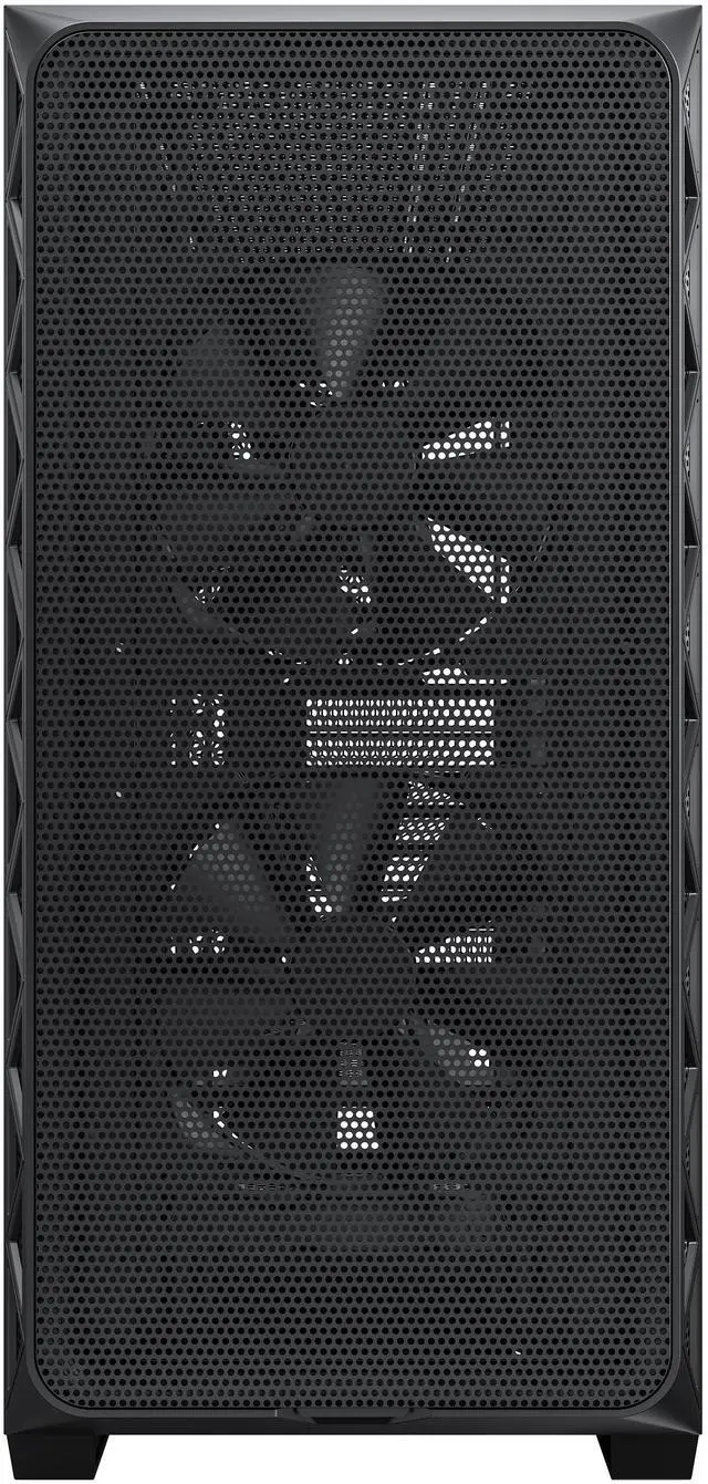 Alt view image 3 of 8 - Montech AIR 903 BASE, E-ATX Mid Tower Case, High Airflow with Max Capacity, 3x 140mm PWM Fans Pre-installed, Tempered Glass Side Panel, Mesh Front, TYPE-C, Support 4090 GPUs, Black