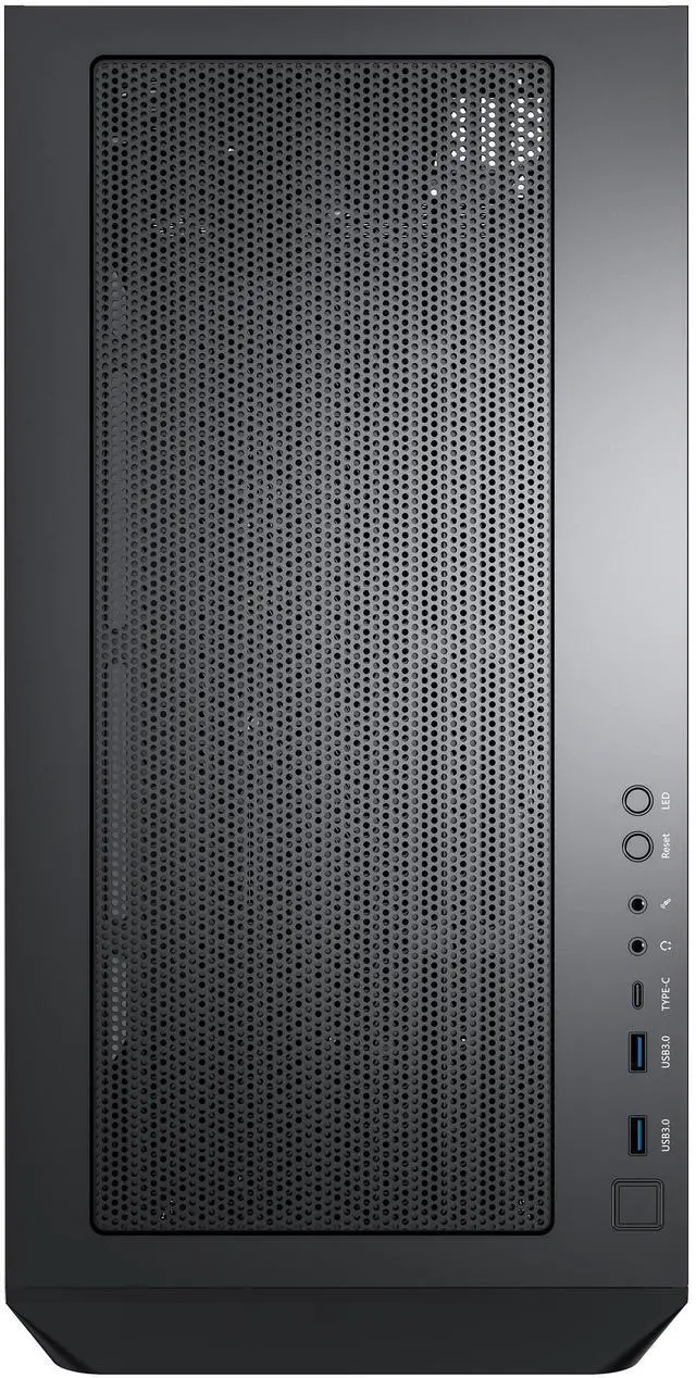 Alt view image 6 of 8 - Montech AIR 903 BASE, E-ATX Mid Tower Case, High Airflow with Max Capacity, 3x 140mm PWM Fans Pre-installed, Tempered Glass Side Panel, Mesh Front, TYPE-C, Support 4090 GPUs, Black