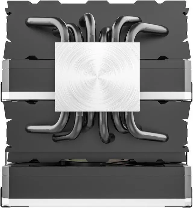 Alt view image 14 of 14 - Montech Metal DT24 Premium, High Performance Dual-Tower CPU Cooler, with 2X Metal 120 PWM Fans, ARGB Aluminum Top Cover, 270W TDP, Intel LGA 1851, 1700, 1200 / AMD AM5, AM4 Compatible -  All Black