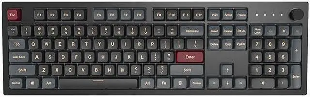 Alt view image 6 of 8 - Montech MKey Mechanical Gaming Keyboard: Customizable RGB LED, Premium MDA Profile PBT Keycap, Engineered Acoustics, Hot-Swappable Gateron G Pro 2.0 Switches, Stunning Osaka Castle Theme, Darkness