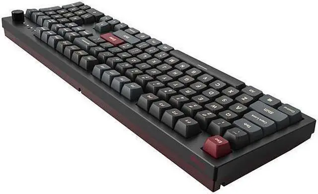 Alt view image 7 of 8 - Montech MKey Mechanical Gaming Keyboard: Customizable RGB LED, Premium MDA Profile PBT Keycap, Engineered Acoustics, Hot-Swappable Gateron G Pro 2.0 Switches, Stunning Osaka Castle Theme, Darkness