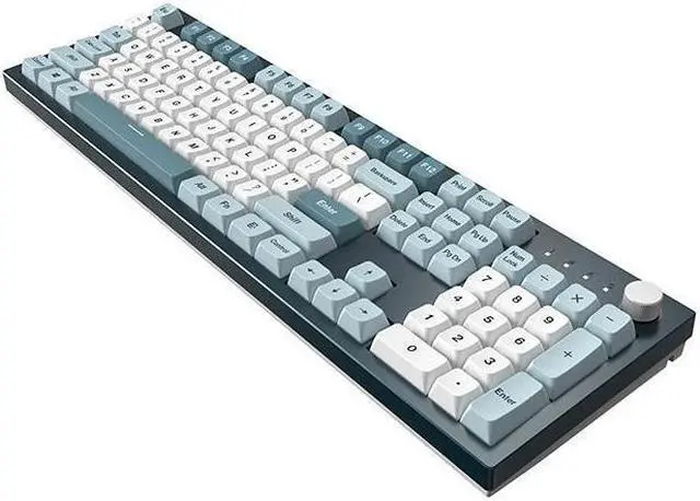 Alt view image 2 of 9 - Montech MKey Mechanical Gaming Keyboard: Customizable RGB LED, Premium MDA Profile PBT Keycap, Engineered Acoustics, Hot-Swappable, Gateron G Pro 2.0 Switches, Stunning Osaka Castle Theme, Freedom