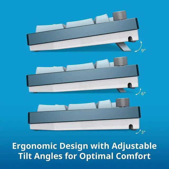 Alt view image 3 of 5 - Montech MKey Mechanical Gaming Keyboard: Customizable RGB LED, Premium MDA Profile PBT Keycap, Engineered Acoustics, Hot-Swappable, Gateron G Pro 2.0 Switches, Stunning Osaka Castle Theme, Freedom