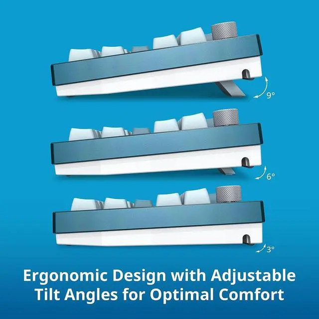 Alt view image 3 of 6 - Montech MKey TKL Mechanical Gaming Keyboard: Customizable RGB LED, Premium MDA Profile PBT Keycap, Engineered Acoustics, Hot-Swappable Gateron G Pro 2.0 Switches, Stunning Osaka Castle Theme, Freedom