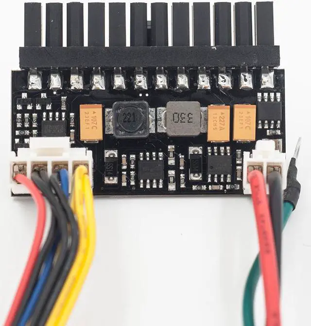 Alt view image 3 of 7 - 24Pin 12V DC Input Peak 150W Output Realan Mini ITX Pico PSU DC ATX PC Switch DC-DC ATX Power Supply For Computer