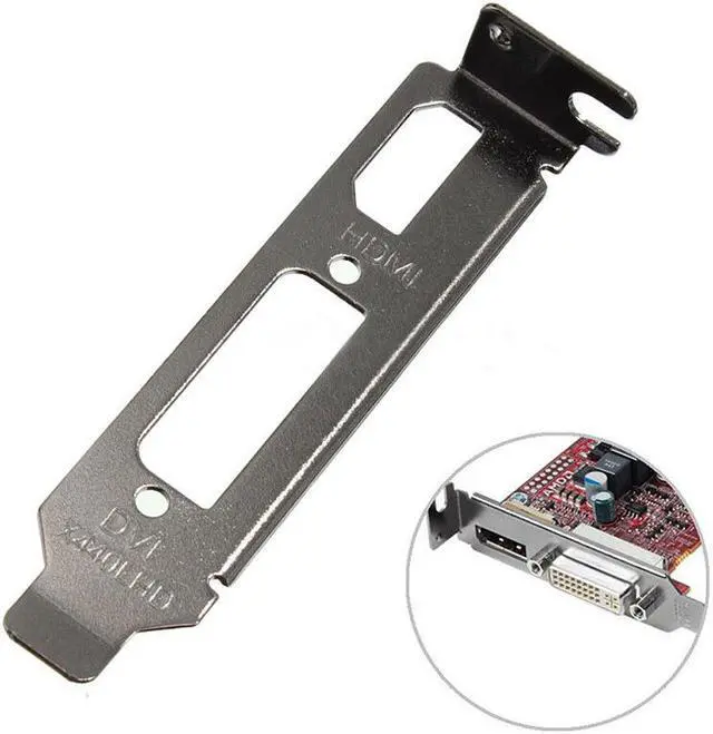 Alt view image 5 of 5 - Low Profile Bracket Adapter HDMI & DVI Port For Half Height Graphic Video Cards SAPPHIRE EVGA ASUS Palit