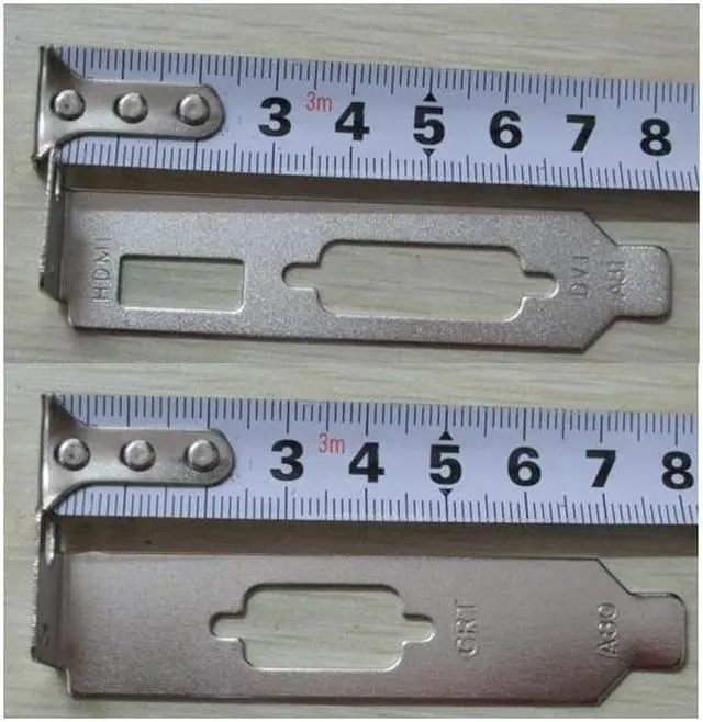 Alt view image 4 of 5 - Low Profile Bracket for HDMI+DVI+VGA ATI & Nvidia Video Card Slim Tower Case PC